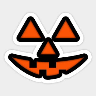 Scary Pumpkin Sticker